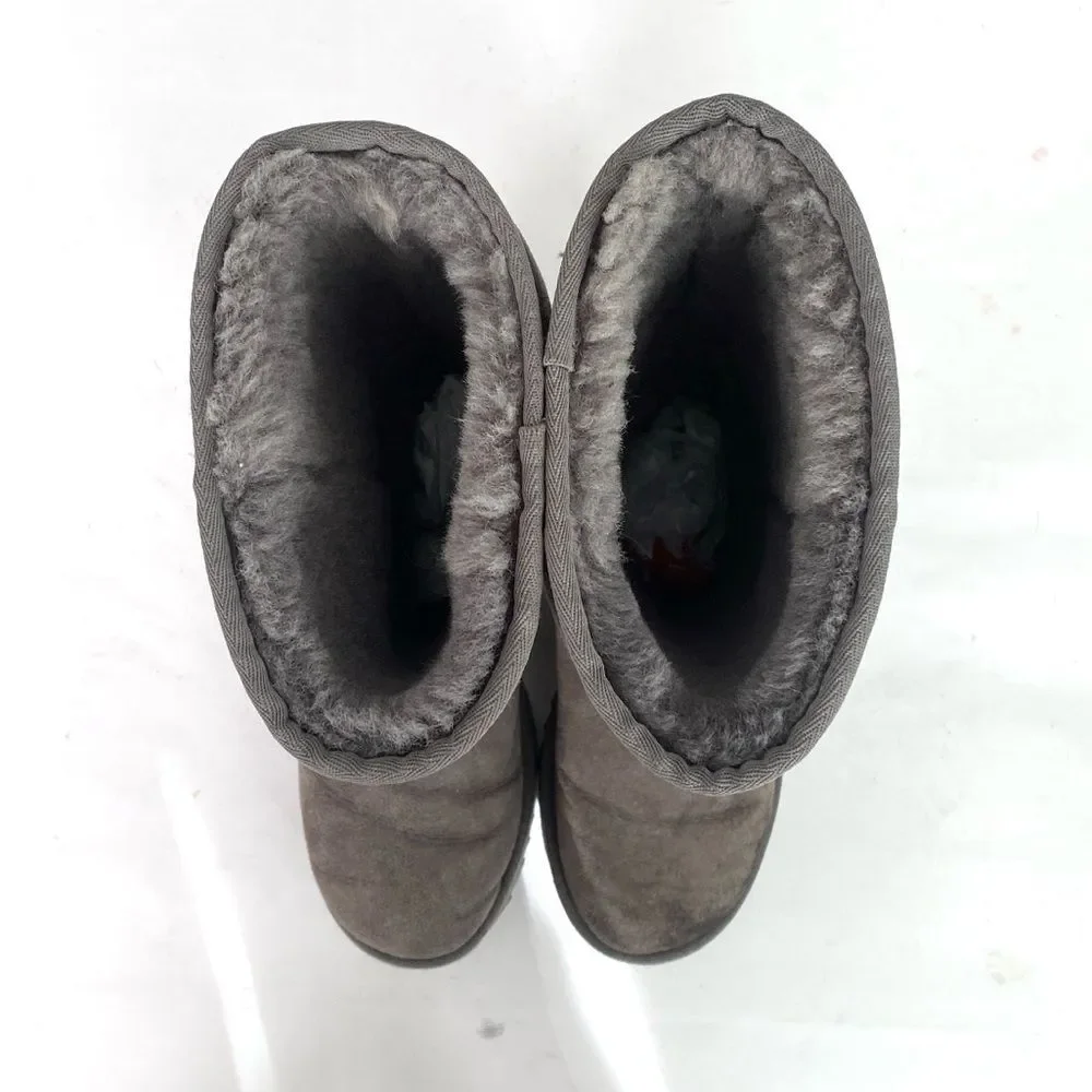 UGG Classic Tall II Boots Charcoal Gray VTG Sz 9 Boho Casual